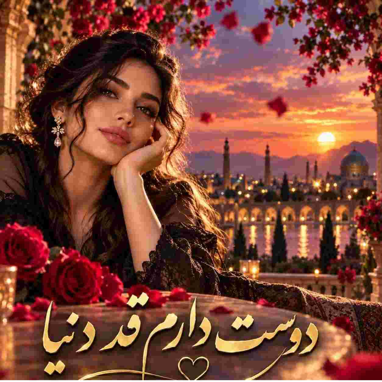 ادیب افغان ( ورژن هوش مصنوعی ) دوست دارم قد یه دنیا